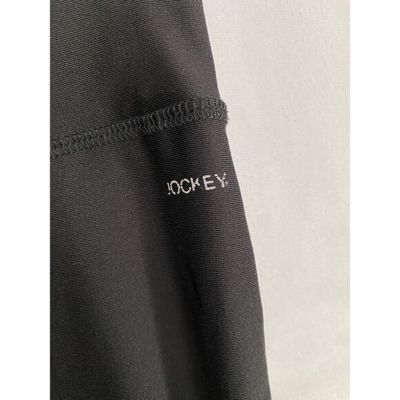 Jockey Black High Rise Workout Crop Leggings Small - Picture 6 of 9
